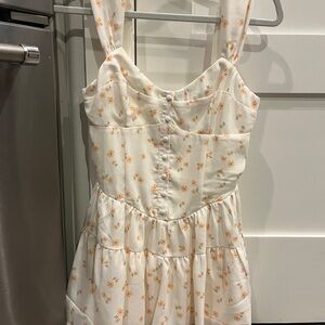 Floral Button-Down romper/ dress